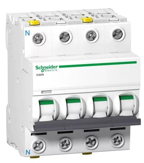 Schneider 3P+N B10 kismegszakító
Villanyszerelés Pest megyében