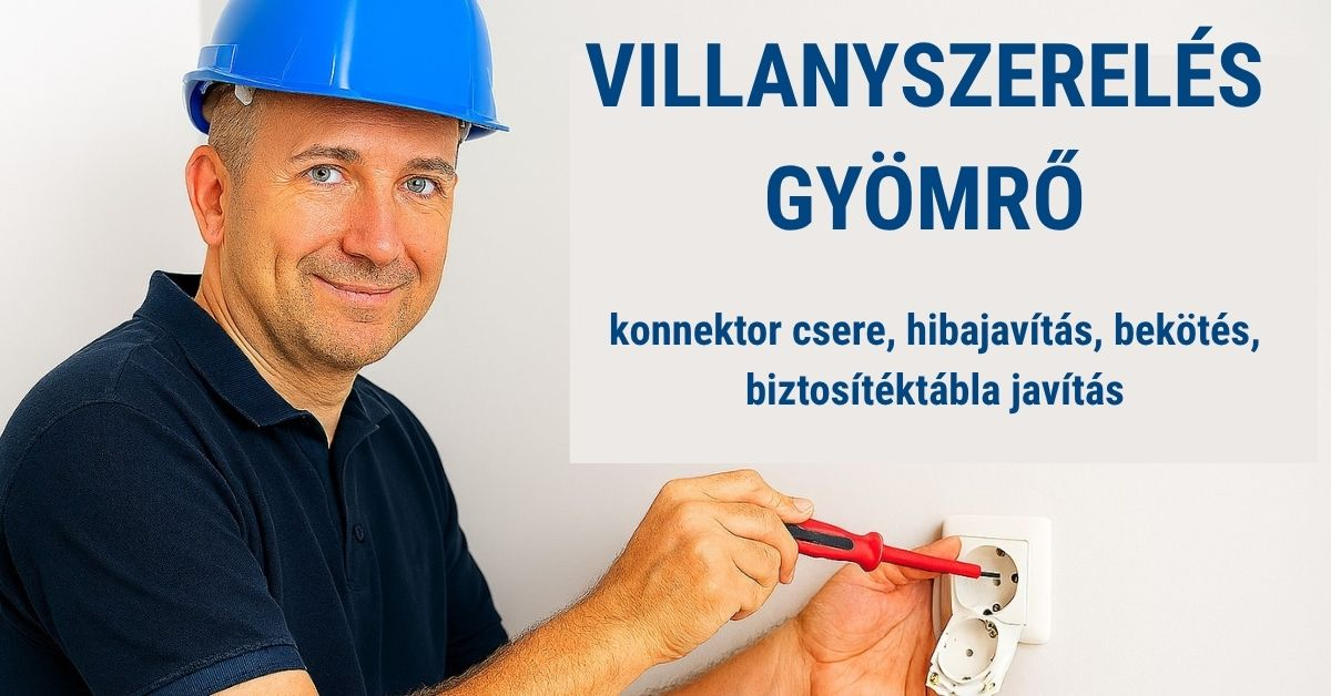 Tóth Zoltán villanyszerelő Schneider Asfora konnektort szerel Gyömrőn