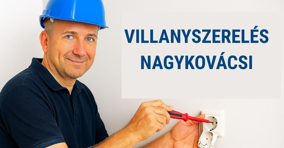 Tóth Zoltán villanyszerelő Schneider Asfora konnektort szerel Nagykovácsin