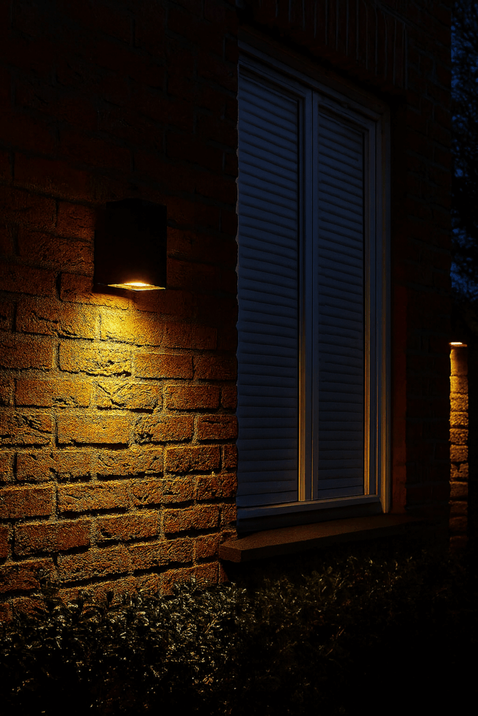 Kültéri hangulatvilágítás LED fali lámpákkal Nagytarcsán – villanyszerelő garanciával
