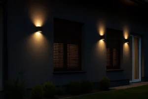 Kültéri hangulatvilágítás LED fali lámpákkal Nagytarcsán – villanyszerelő garanciával