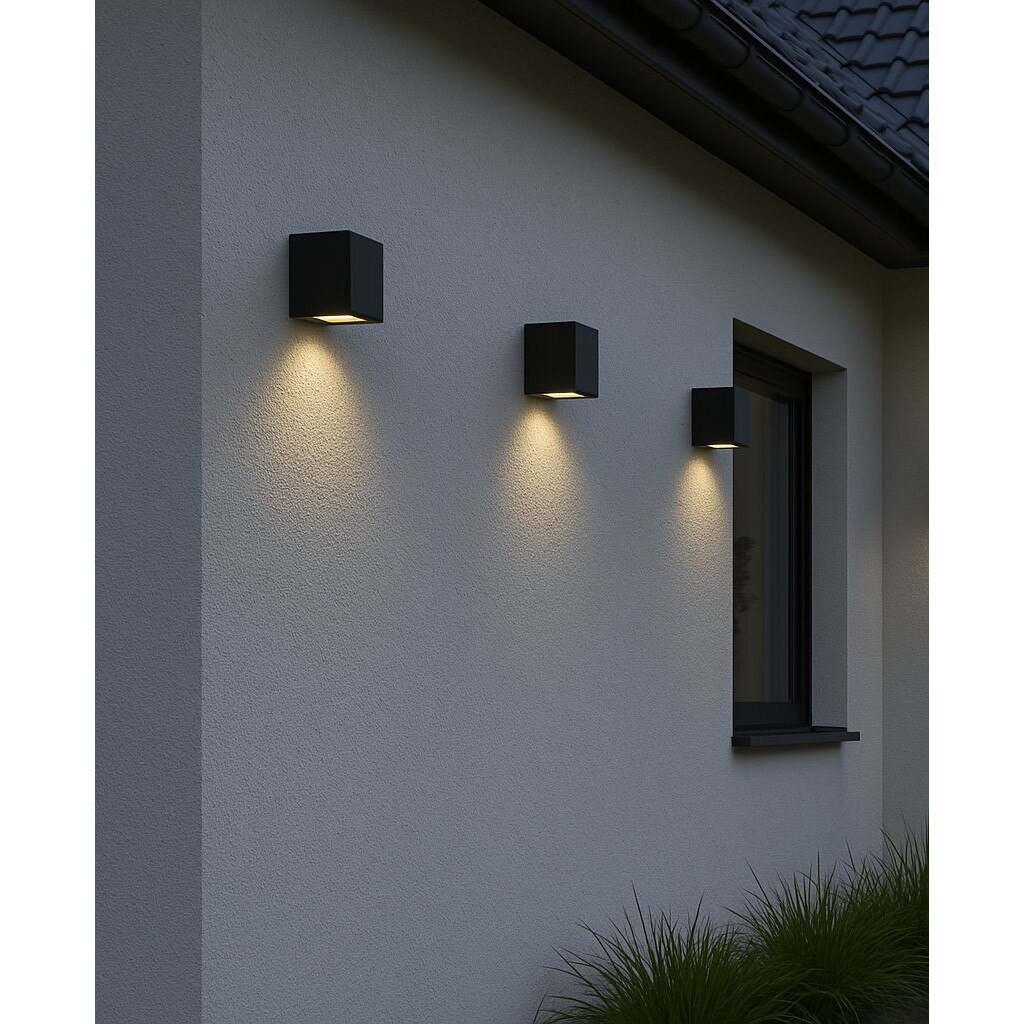 Kültéri hangulatvilágítás LED fali lámpákkal Nagytarcsán – villanyszerelő garanciával