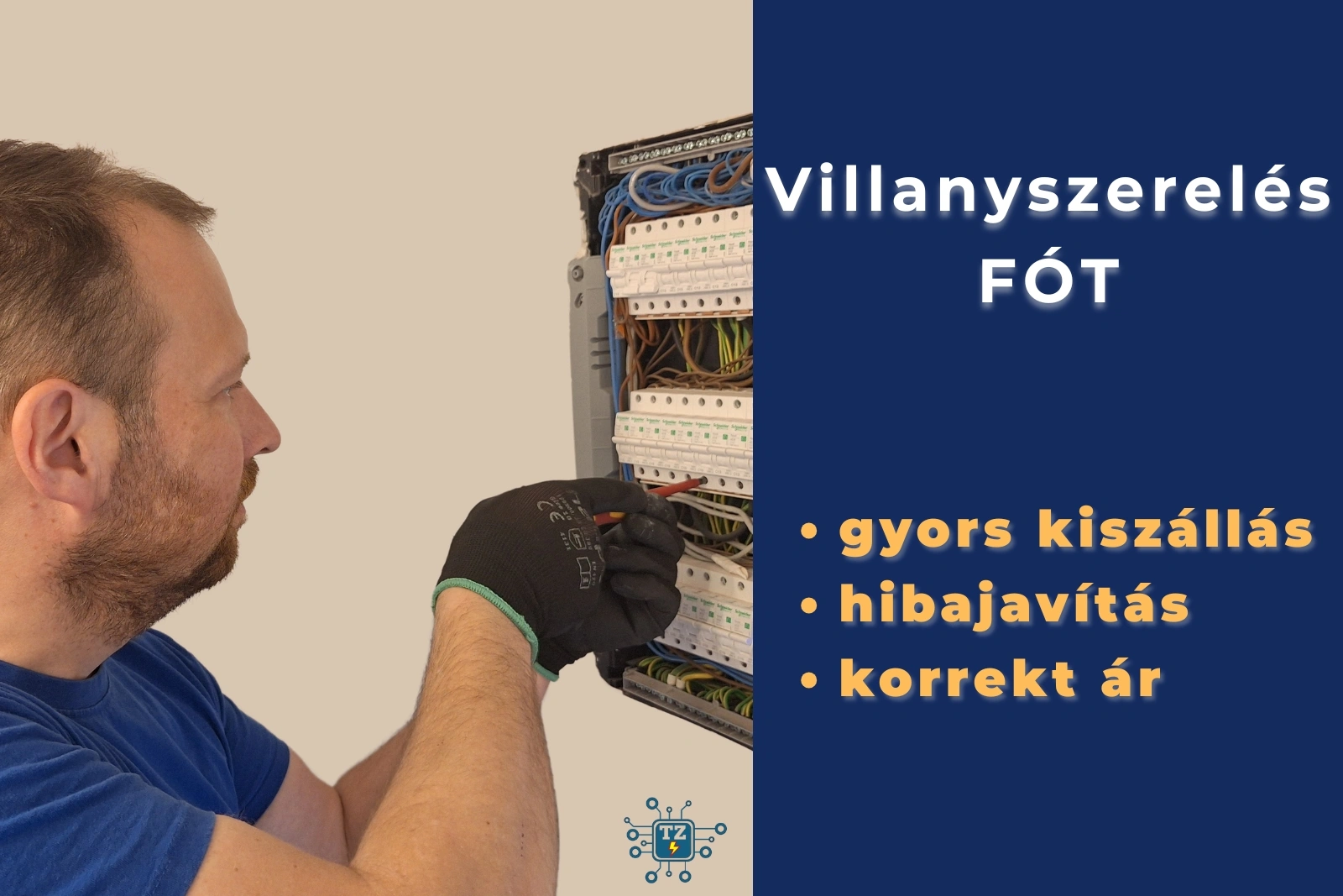 Villanyszerelő Fót – gyors hibajavítás, korrekt ár